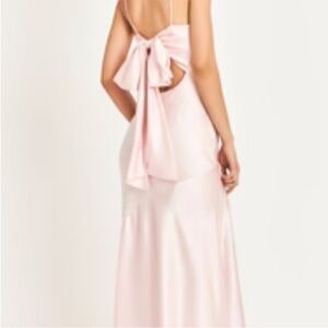 LOVESHACK FANCY Oaklynn Silk Maxi dress.